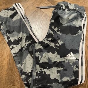 Adidas Men's Gray Track Pants